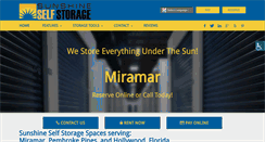 Desktop Screenshot of miramarflselfstorage.com